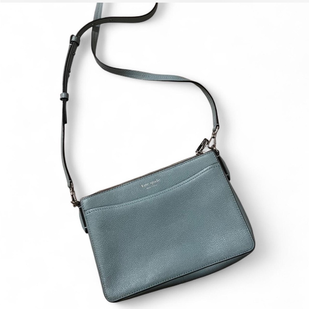 Kate Spade Blue Leather Crossbody Bag